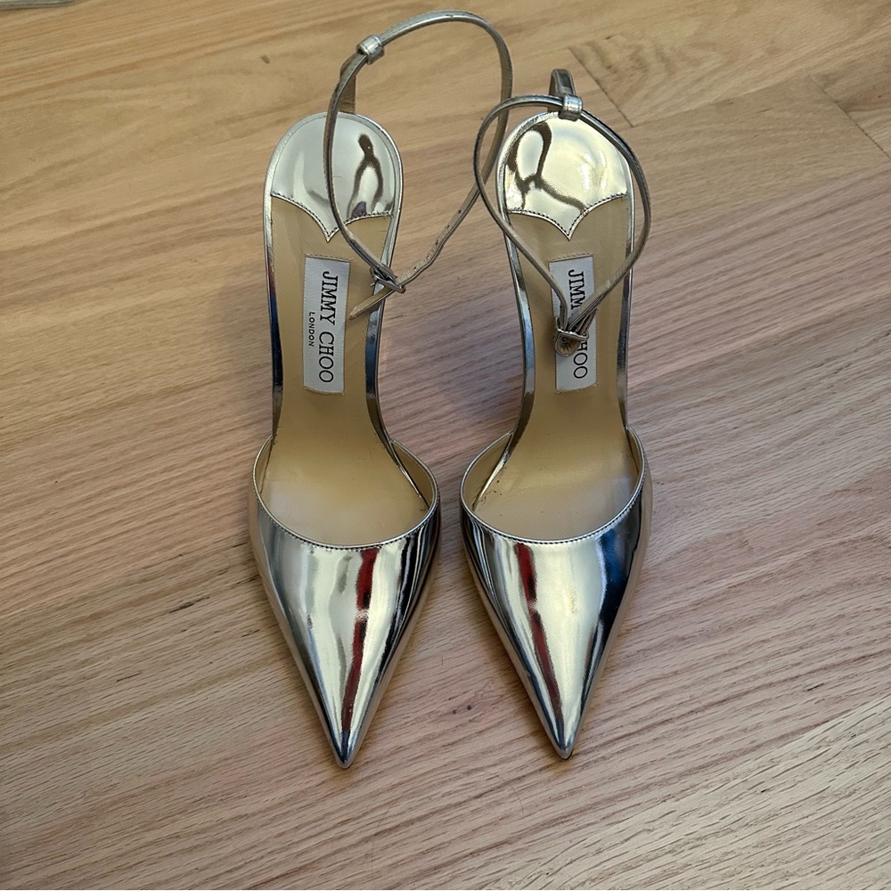 Jimmy Choo Blake Pump 110mm Silver